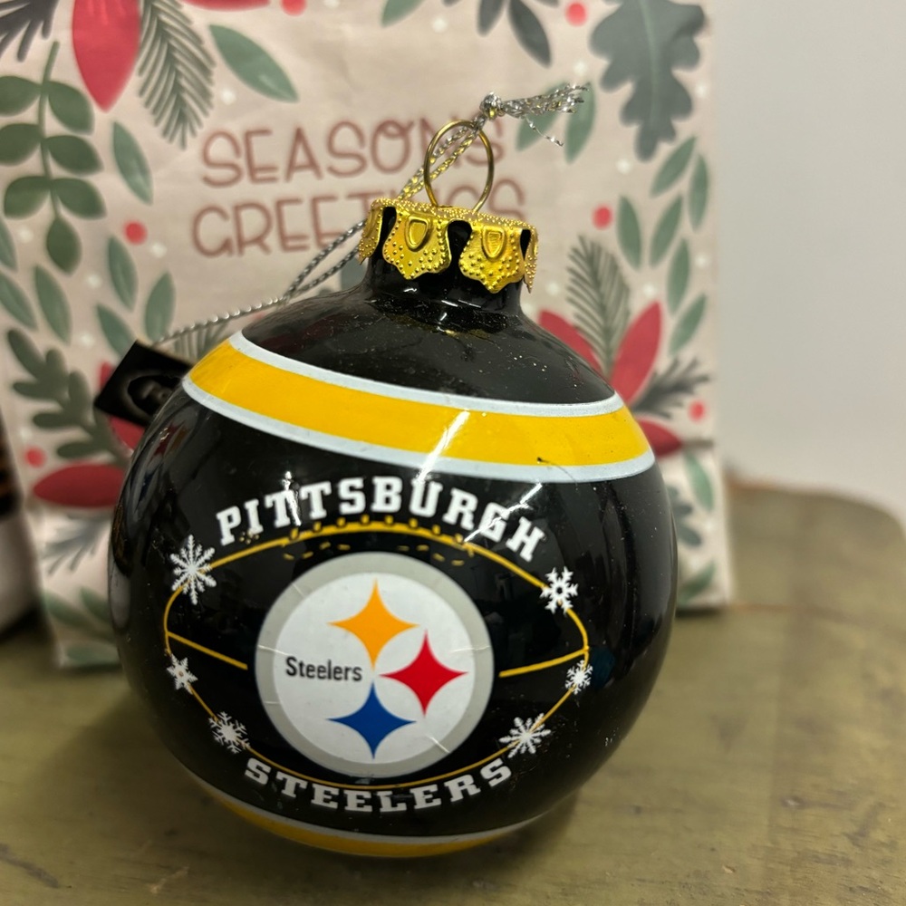 Pittsburgh Steelers Christmas Ornament